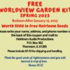 2023 Worldview Garden Kit Coupon ($100 In Free Heirloom Seeds)